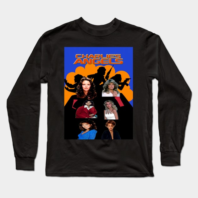 Charlies angels Long Sleeve T-Shirt by fonchi76